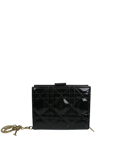 Christian Dior Lady Dior Wallet, front view